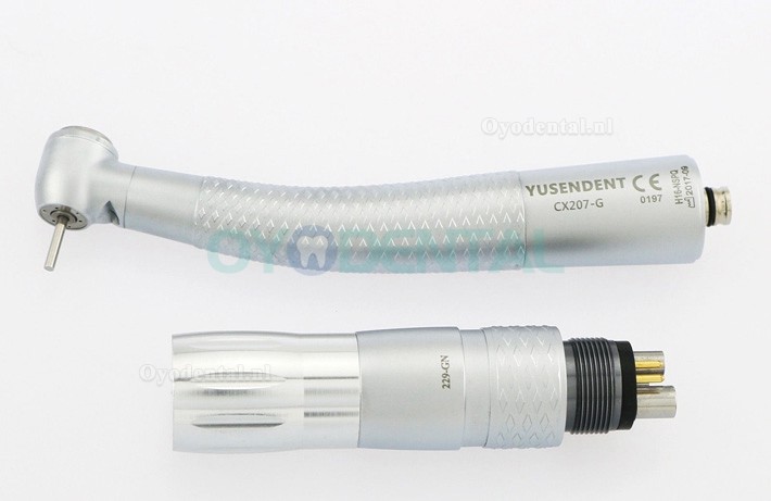 YUSENDENT® CX207-GN-PQ Glasvezel led-handstuk NSK-compatibel (koppeling x1 + turbine x3)